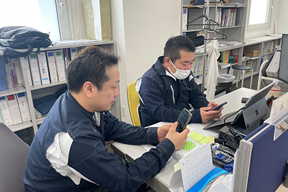 社員総会でアプリを利用、全社員がアプリに触れる機会を創出