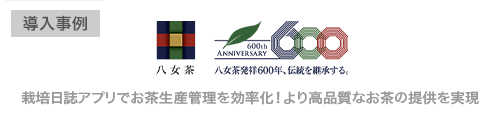 八女茶スマート農業管理組合様、栽培日誌アプリで生産管理を効率化！より高品質なお茶の提供を実現