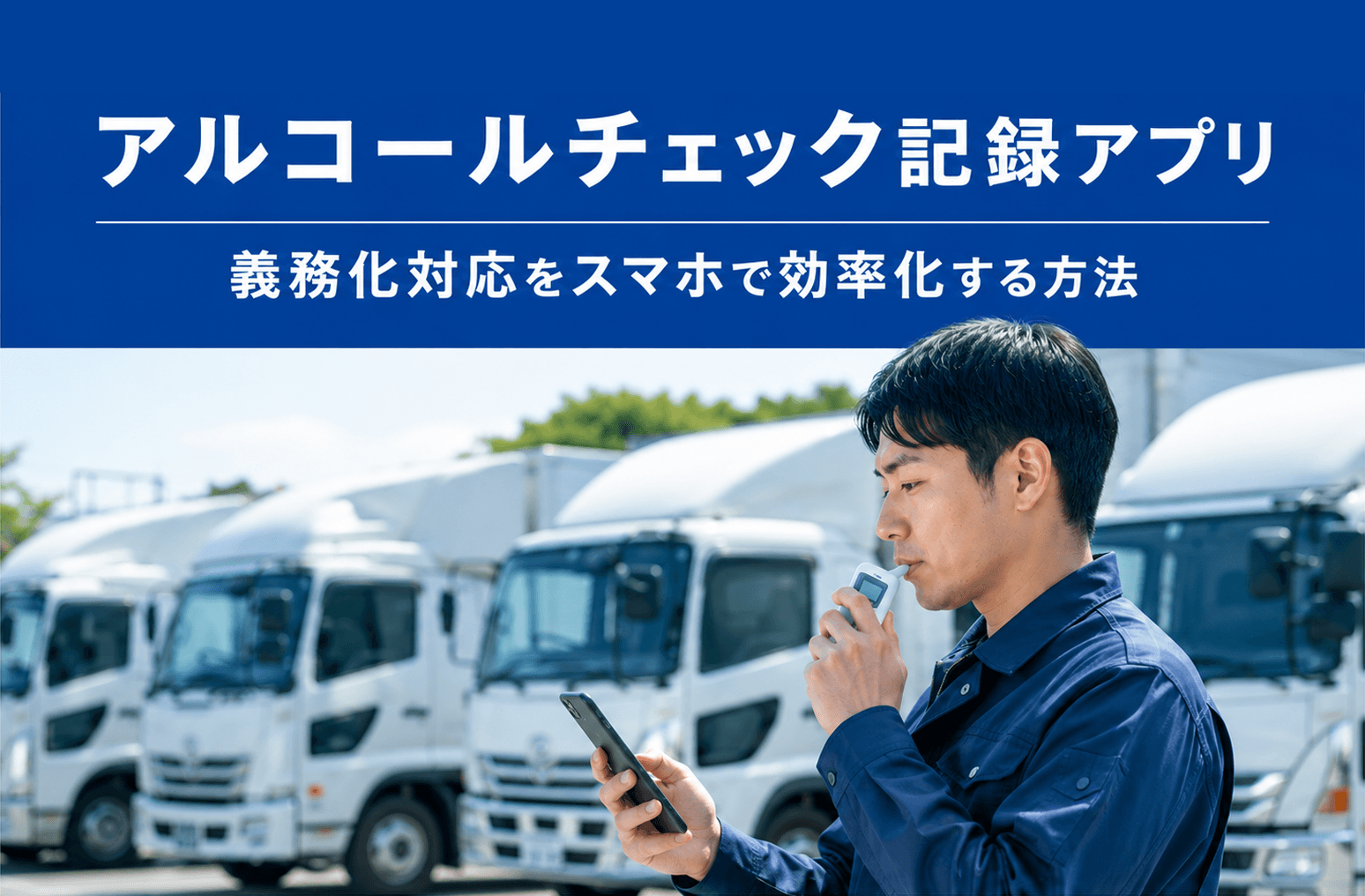 アルコールチェック記録アプリ 義務化 ノーコード